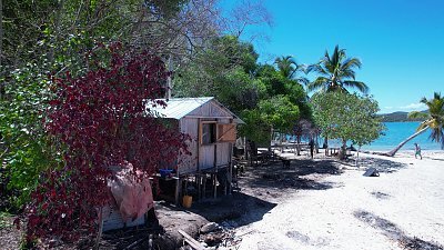 the caretaker's hut